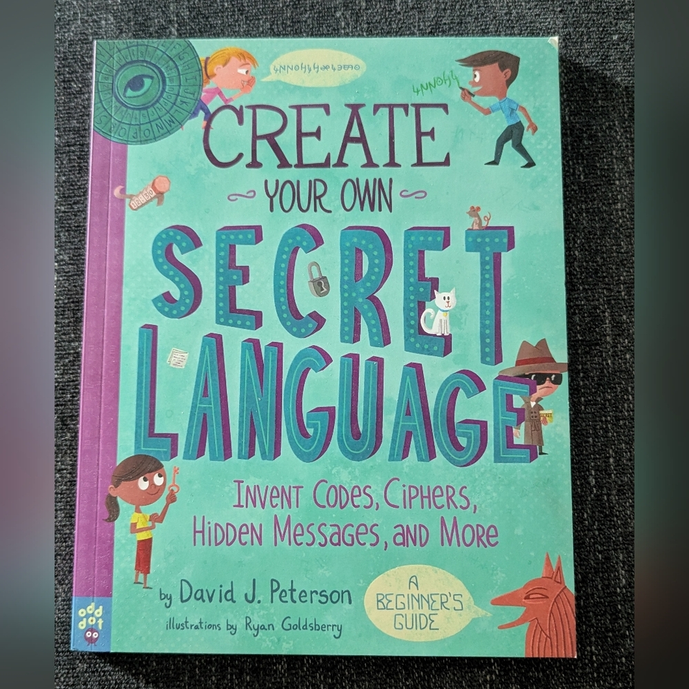 2/$25 New Create Your Own Secret Language Book